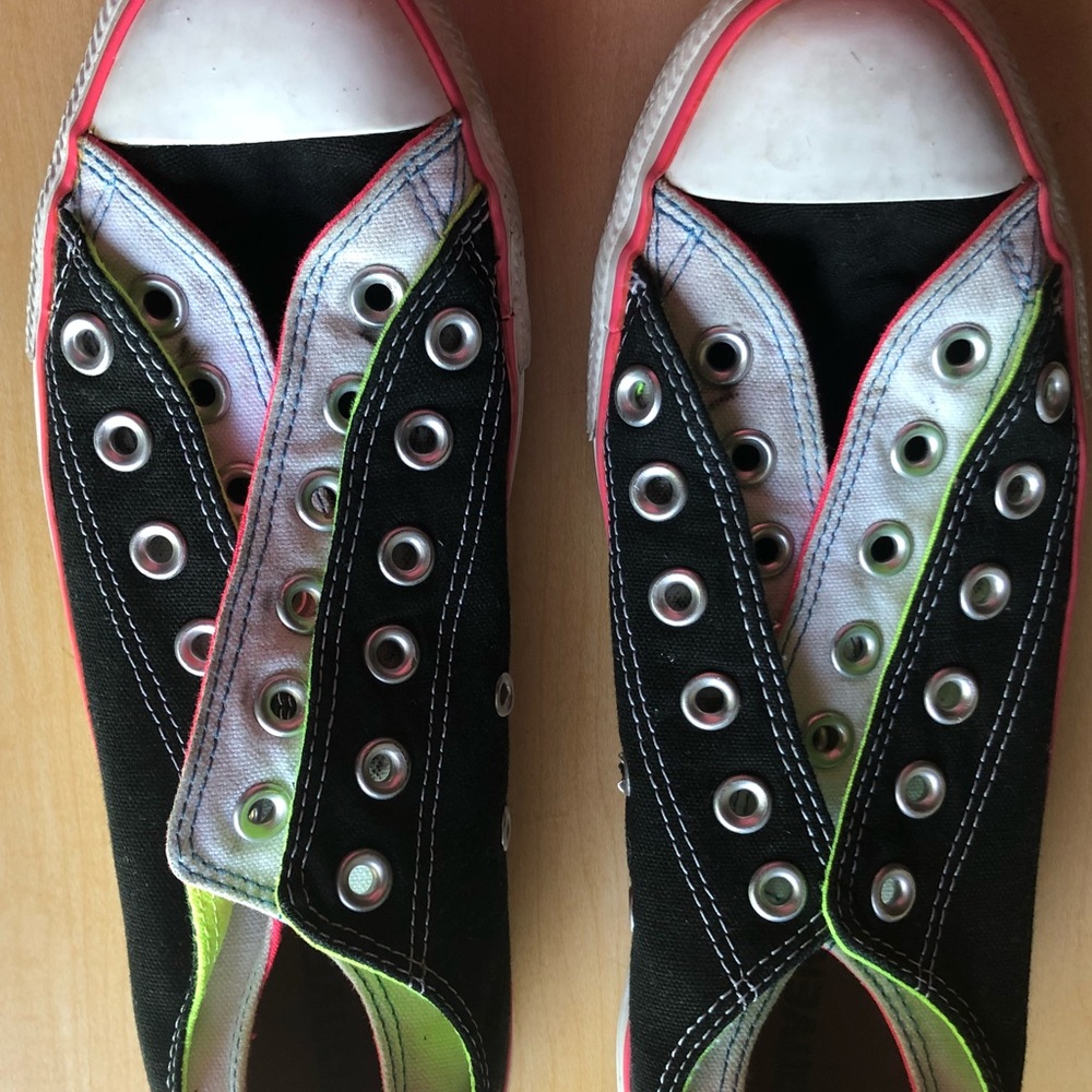 Rare Layered Neon Converse
